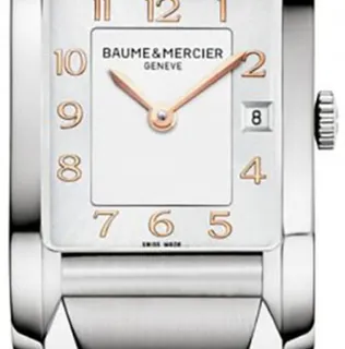 Baume & Mercier Hampton MOA10049 22mm Stainless steel Silver