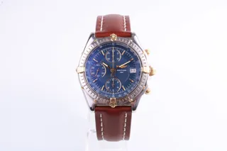 Breitling Chronograph B13050.1 Stainless steel and Gold-plated Dark Blue