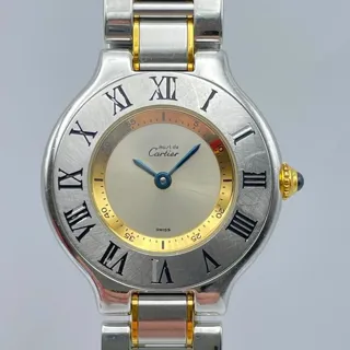 Cartier 21 Must de Cartier 1340-CM9-DC708 28mm Yellow gold and Stainless steel Silver