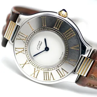 Cartier 21 Must de Cartier 31mm Yellow gold and Stainless steel Silver