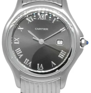 Cartier Cougar 120000R 33mm Stainless steel Black