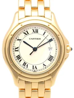 Cartier Cougar 887904 33mm Yellow gold