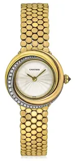 Cartier Trinity 2357 27mm Yellow gold White