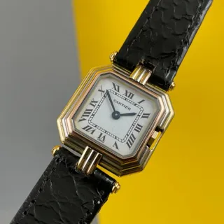 Cartier Trinity 6600  GOLD TRI-COLOR 22mm Yellow gold White