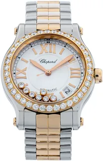 Chopard Happy Sport 278559-6004 Rose gold and Stainless steel Silver