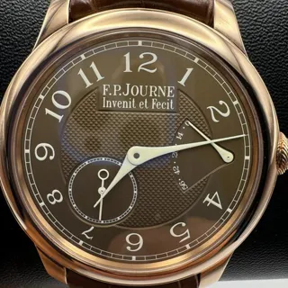 F.P. Journe Souveraine Rose gold Brown