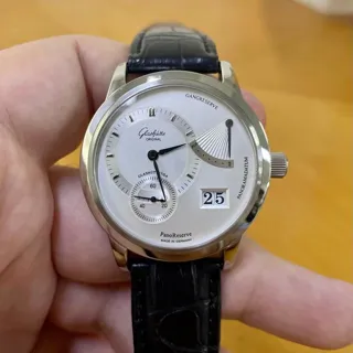 Glashütte PanoReserve 65-01-02-02-04 39mm Stainless steel Silver