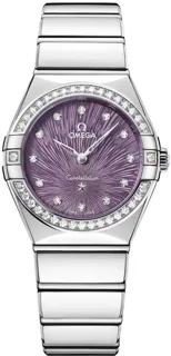 Omega Constellation Quartz 131.15.28.60.60.001 Stainless steel Purple