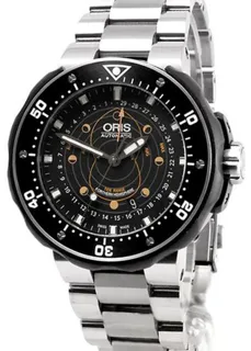 Oris ProDiver Pointer Moon 01 761 7682 7154 49mm Titanium Black