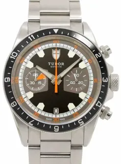 Tudor Heritage Chrono 70330N 42mm Stainless steel Black