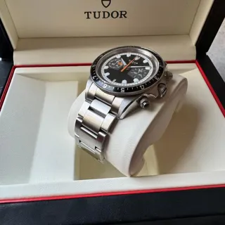 Tudor Heritage Chrono 70330N 42mm Stainless steel Black