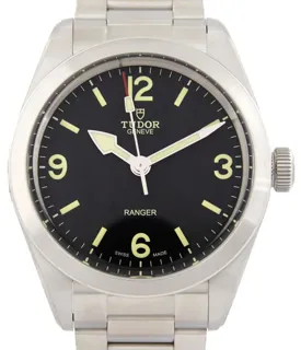 Tudor Ranger M79950-0001 39mm Stainless steel Black