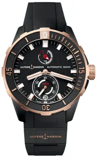 Ulysse Nardin Diver 1185-170-3/BLACK Rose gold and Titanium Black