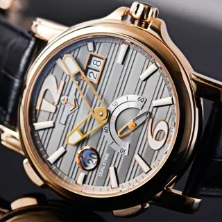 Ulysse Nardin Dual Time 246-55/69 42mm Rose gold Gray