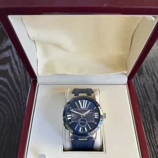 Ulysse Nardin Executive 243-00-3/43 43mm Stainless steel Blue