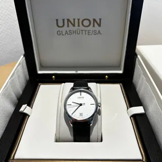 Union Glashütte Viro Date D011.207.16.031.00 34mm Stainless steel Silver