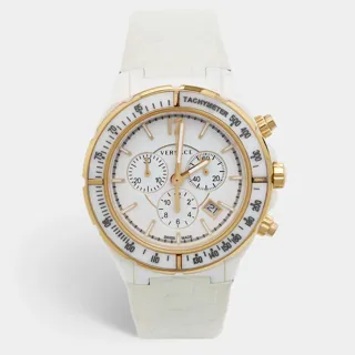 Versace DV One Chronograph 28C Ceramic$Gold Plated Stainless Steel