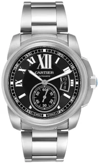 Cartier Calibre de Cartier Stainless steel Black