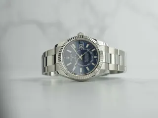 Rolex Sky-Dweller 326934 White gold and Stainless steel Blue