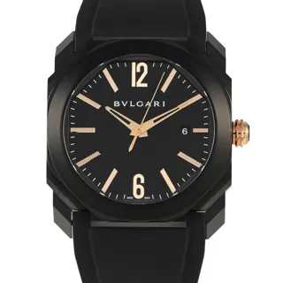 Bulgari Octo 102581 41mm DLC coated stainless steel Black