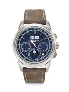 Patek Philippe Perpetual Calendar Chronograph 5270G-014 41mm White gold Blue