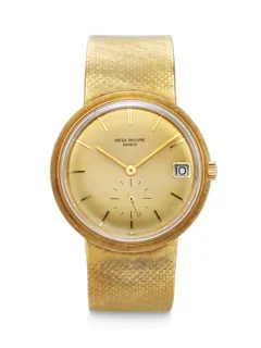 Patek Philippe Calatrava 3445/6 35mm Yellow gold Champagne