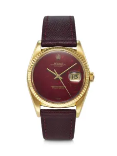 Rolex Datejust 1601 36mm Yellow gold Red