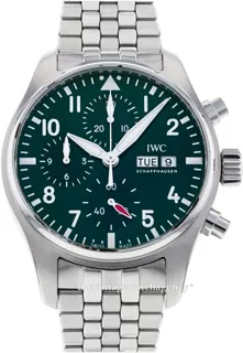 IWC Pilot IW388104 Stainless steel Green