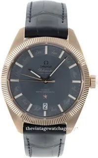 Omega Globemaster 130.53.41.22.03.001 41mm Sedna gold Blue