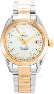 Omega Aqua Terra 2373.70.00 Stainless steel and Red gold White