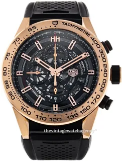 TAG Heuer Carrera CAR2A5B.FT6044 Rose gold and Titanium Skeletonized