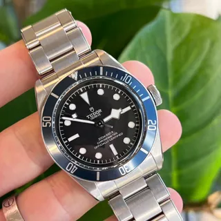 Tudor Heritage 41mm Stainless steel Black