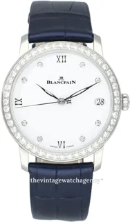 Blancpain Villeret 6127-4628-55 Stainless steel White