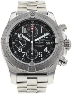 Breitling Avenger A13380 Stainless steel Black