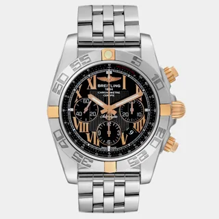 Breitling Chronomat IB0110 Rose gold and Stainless steel Black