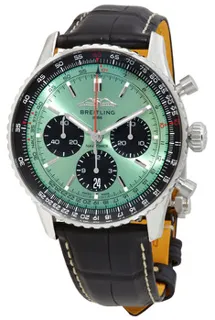 Breitling Navitimer AB0138241L1P1 43mm Stainless steel Green