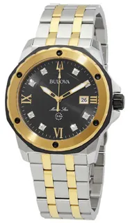 Bulova Marine Star 98D175 Stainless steel Black