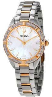 Bulova Sutton 98R263 Stainless steel White