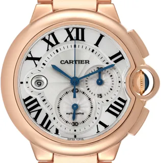 Cartier Ballon Bleu W6920010 Rose gold Silver