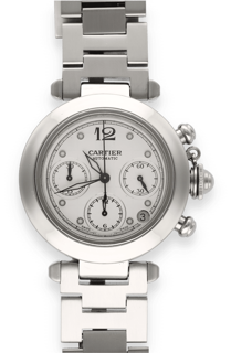 Cartier Pasha 2475 Stainless steel White