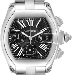 Cartier Roadster W62020X6 Stainless steel Black