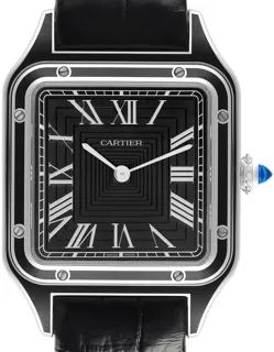 Cartier Santos Dumont WSSA0046 Stainless steel Black