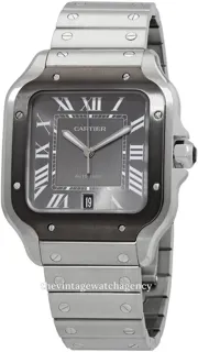 Cartier Santos WSSA0037 Stainless steel Gray