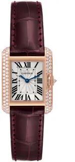 Cartier Tank WT100013 Rose gold flinque$silvered