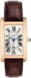 Cartier Tank Américaine W2609156 Rose gold Silver