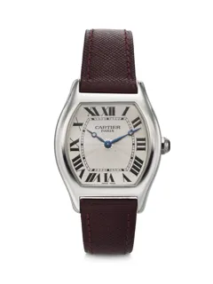 Cartier Tortue 2518E Platinum Silver