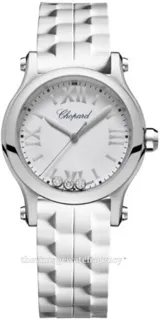 Chopard Happy Sport 278590-3001 brushed/polished steel White