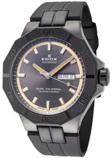 Edox Delfin 88008-37GNCA-GBEI Stainless steel and PVD Gray