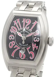 Franck Muller Conquistador 8005 L 38mm Stainless steel Black