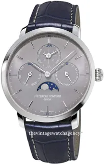 Frédérique Constant Slimline FC-775G4S6 Stainless steel Gray